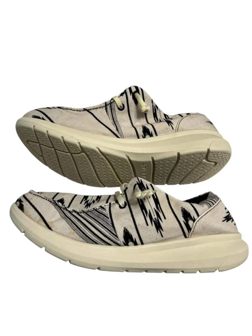 Ariat Women's Cruiser Slip-On Shoes Tan Black Geometric Print Size 10 Casual B